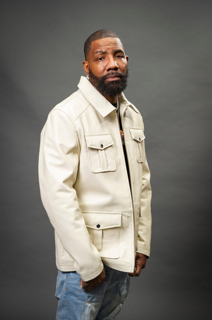 The Sabariego Black Leather Men Jacket