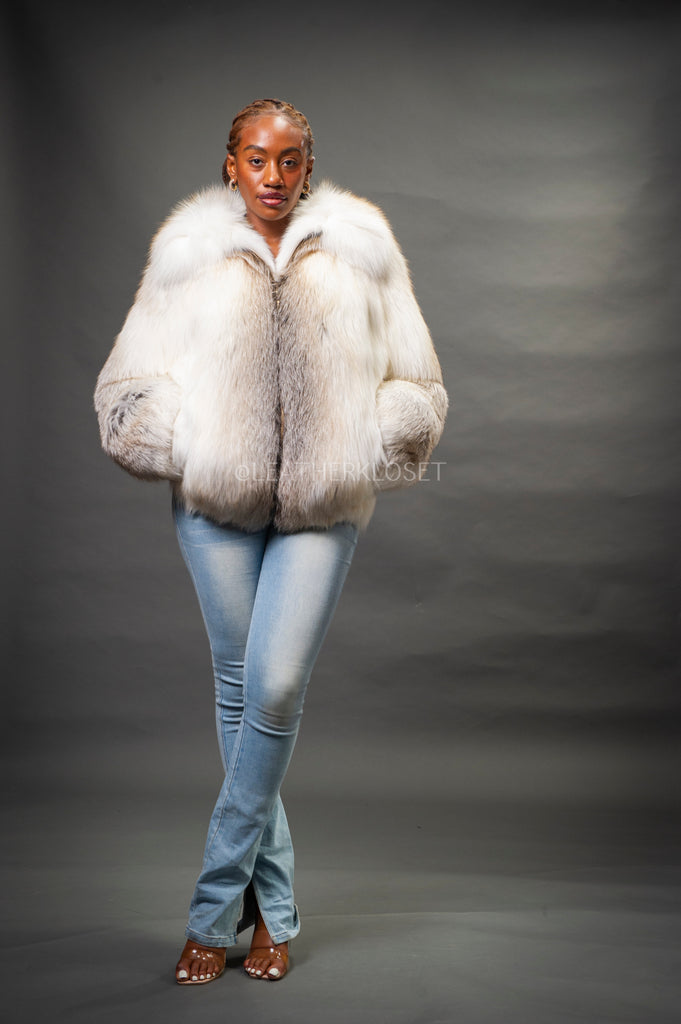 Women's Willow Fox Bomber Jacket [Caramel Swirl] – LeatherKloset