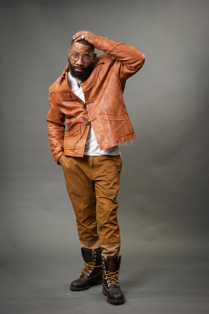 Men's Desperado Leather Jacket [Caramel Crunch] – LeatherKloset