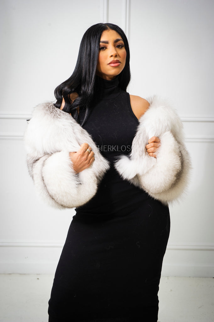 ファージャケット　SPRUNG bloom and branch ファージャケット SPRUNG bloom and branch