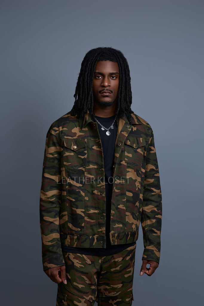 Men's Better Days Jacket Separate [Camo] – LeatherKloset