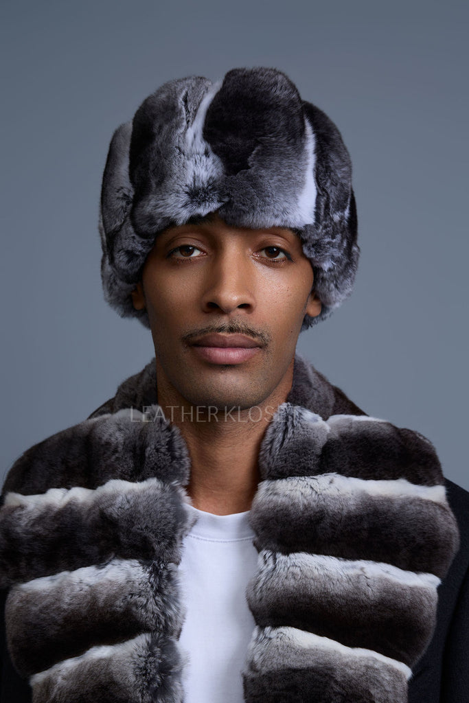 Unisex Chinchilla Fur Headband – LeatherKloset Unisex Chinchilla Fur Headband – LeatherKloset