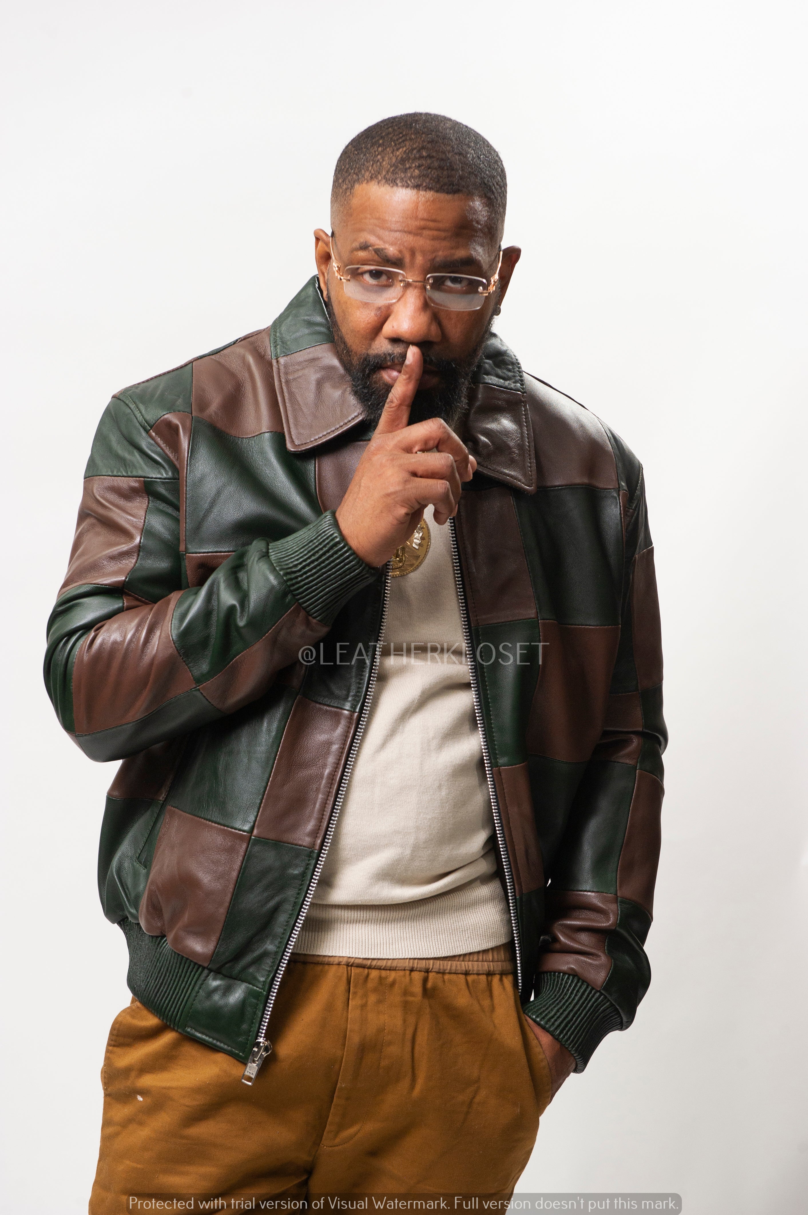 Men's Checkmate Jacket [Beef/Broc] – LeatherKloset