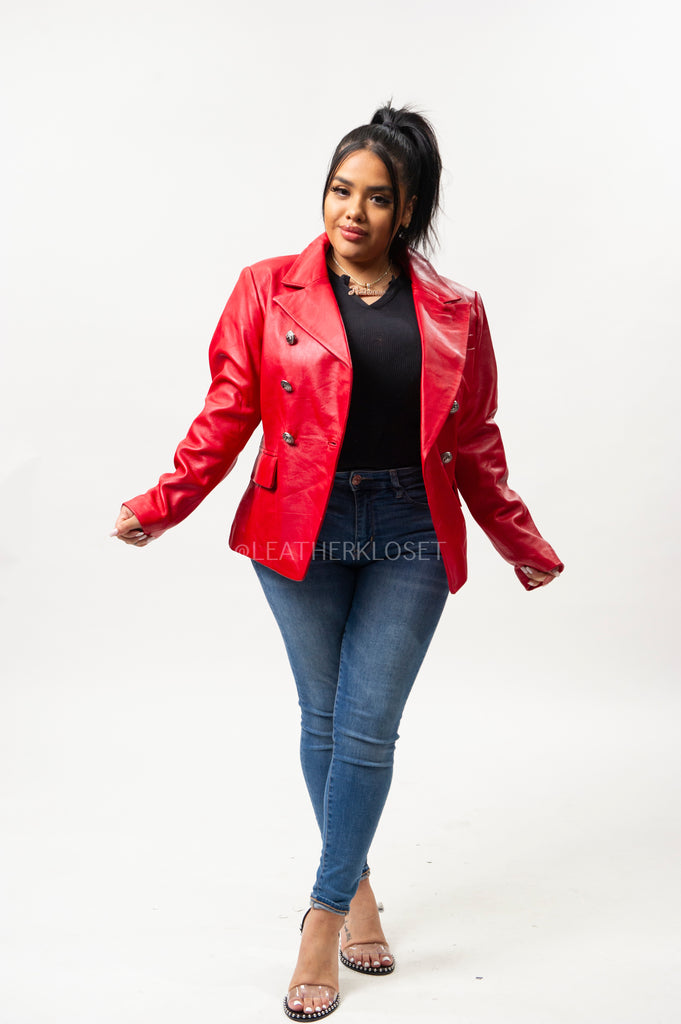 Martina Belted Linen Blazer main image 1