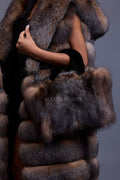Baby Ivy Fox Fur Handbag [Crystal]