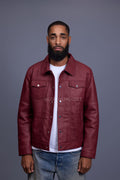 Men's Dylan Jacket Leather [Brick Red]