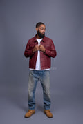 Men's Dylan Jacket Leather [Brick Red]