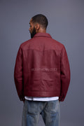 Men's Dylan Jacket Leather [Brick Red]