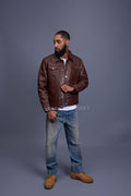 Men's Dylan Jacket Leather [Cognac]