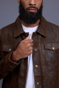 Men's Dylan Jacket Leather [Tobacco]