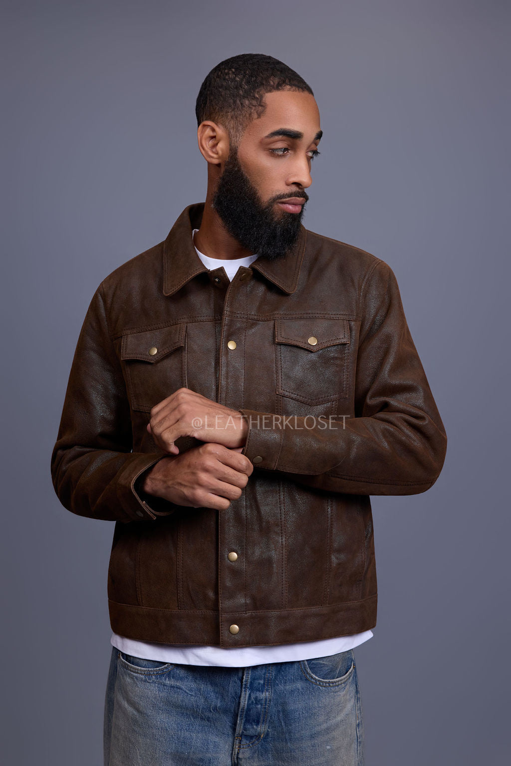 tobacco leather jacket PHOEBE PHILO | SHRUNK BOMBER 2 * Pocket Description The Bridger Jacket - Brown
