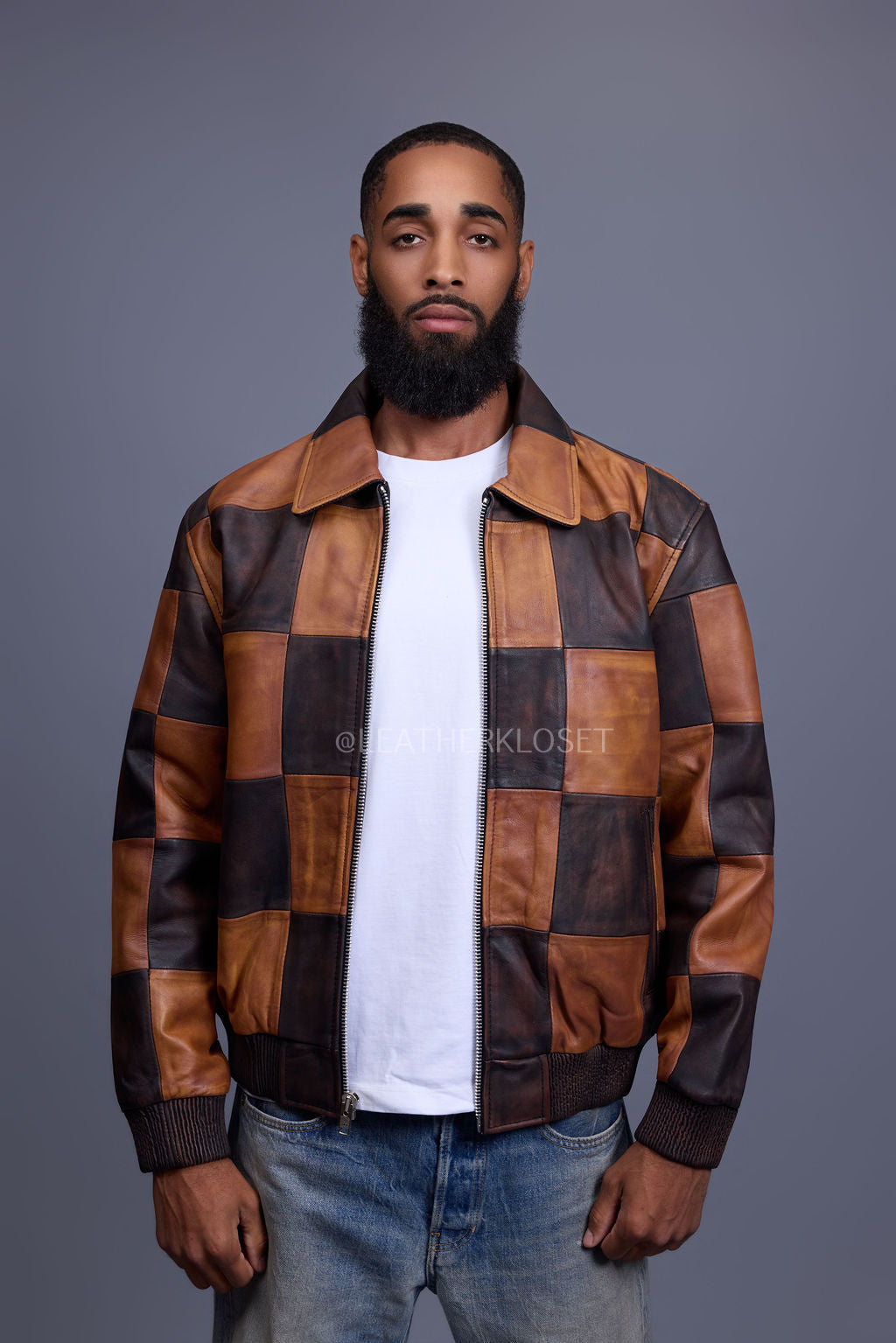 Men's Checkmate Jacket [Caramel Crunch /Copper]