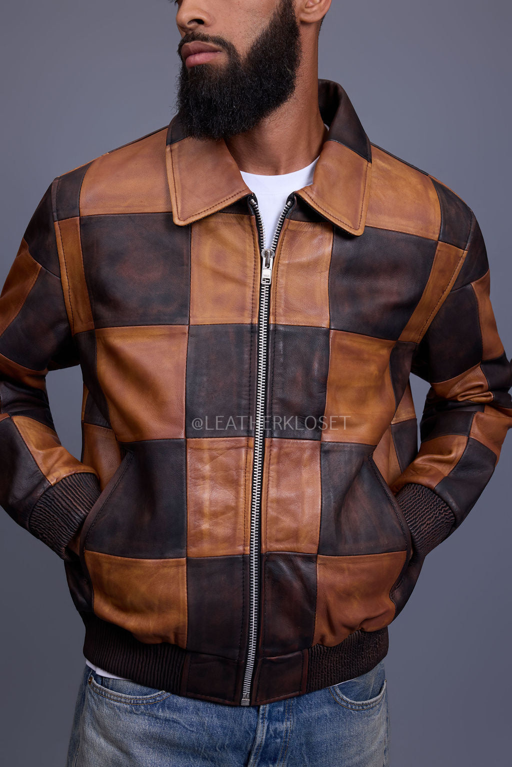 Men's Checkmate Jacket [Caramel Crunch /Copper]