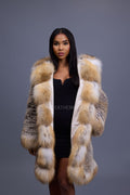 Women's Valeria Fox Fur Coat [Golden Island]