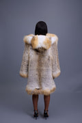 Women's Valeria Fox Fur Coat [Golden Island]