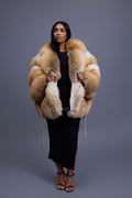 Women's Devika Fox Poncho [Golden Island]