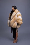 Women's Devika Fox Poncho [Golden Island]