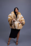 Women's Devika Fox Poncho [Golden Island]