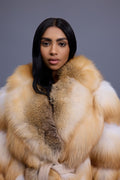 Women's Devika Fox Poncho [Golden Island]