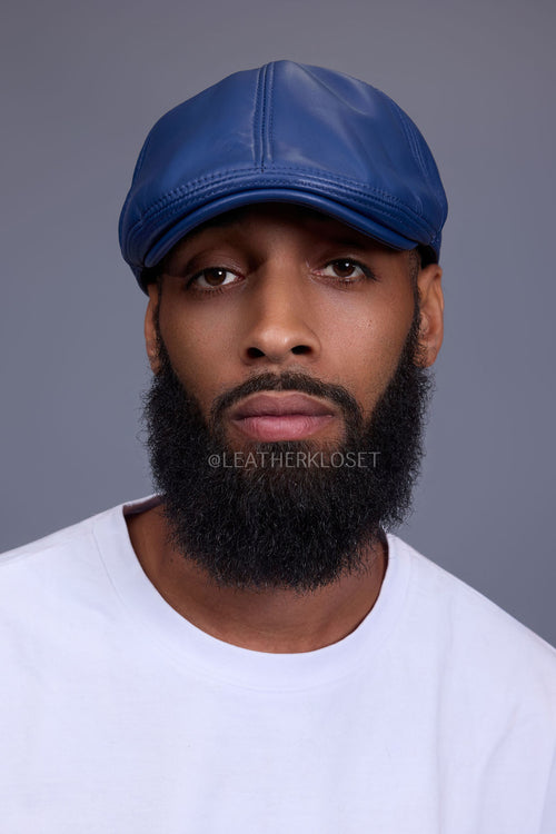 Leather Apple Jack Cap