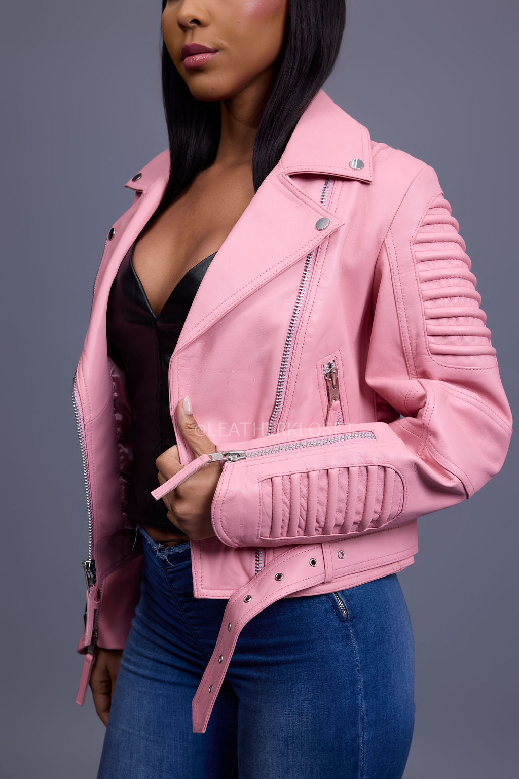 Women's Trey Biker [Bubble Pink]