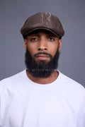 Leather Apple Jack Cap