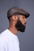 Leather Apple Jack Cap