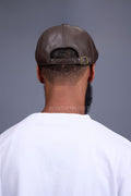 Leather Apple Jack Cap