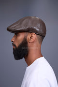 Leather Apple Jack Cap