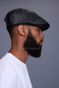 Leather Apple Jack Cap