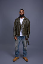 Men's Trey Biker Jacket [Olive]