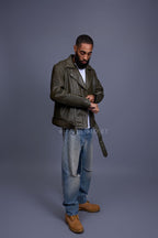 Men's Trey Biker Jacket [Olive]
