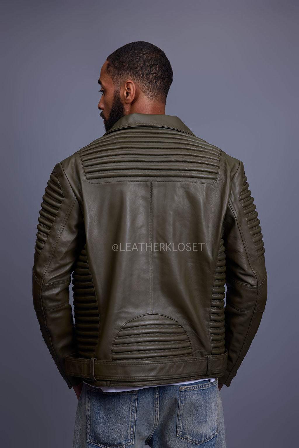 Men's Trey Biker Jacket [Olive]