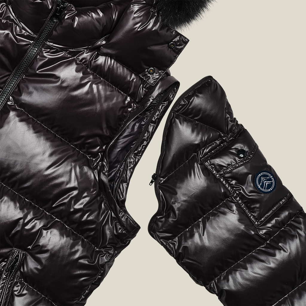 Men’s Everest Convertible Down Puffer Jacket [Black]