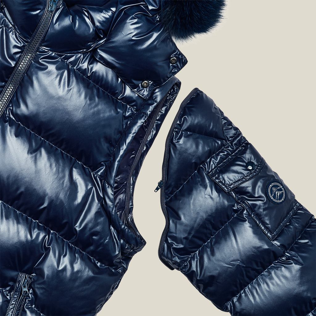 Men’s Everest Convertible Down Puffer Jacket [Blue]