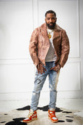 Men's Trey Biker Jacket [Marble Crunch]