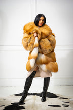 Women's Remi 3/4 Fox Coat [Natural Red Fox]