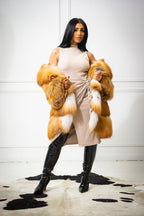 Women's Remi 3/4 Fox Coat [Natural Red Fox]