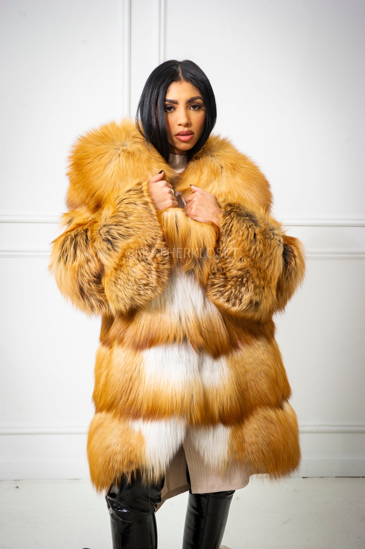 Women's Remi 3/4 Fox Coat [Natural Red Fox]