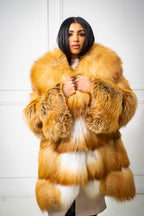 Women's Remi 3/4 Fox Coat [Natural Red Fox]