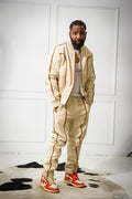 Men’s Brayden Leather Track Suit Sweatsuit
