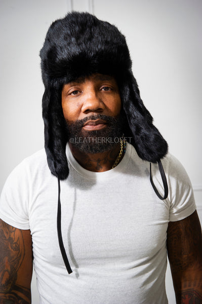 【美品】MINK FUR 3点まとめ売り Unisex Mink Fur Trooper Hat [Black] – LeatherKloset