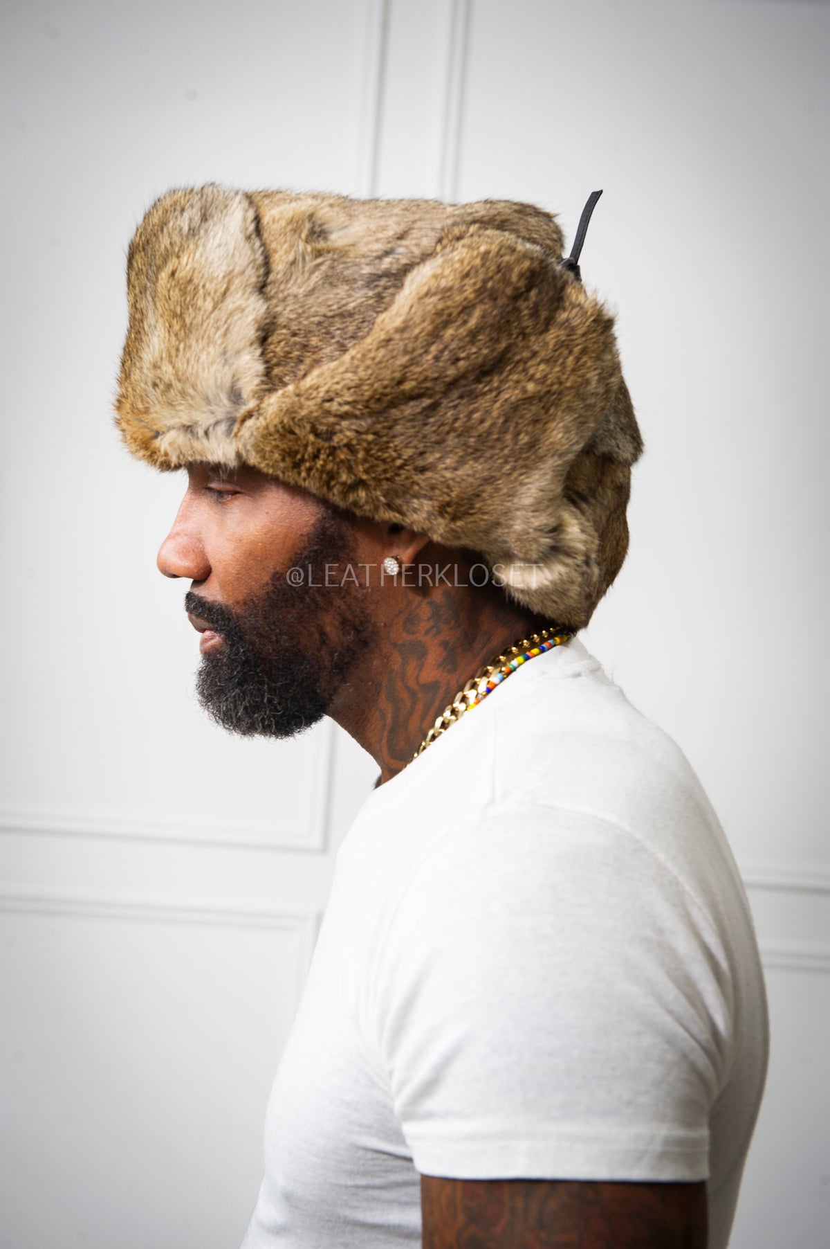 Unisex Rabbit Fur Trooper Hat