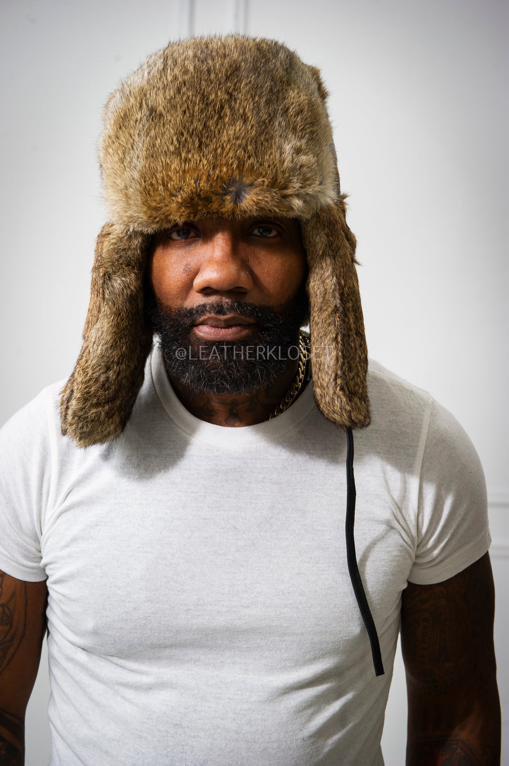 Unisex Rabbit Fur Trooper Hat