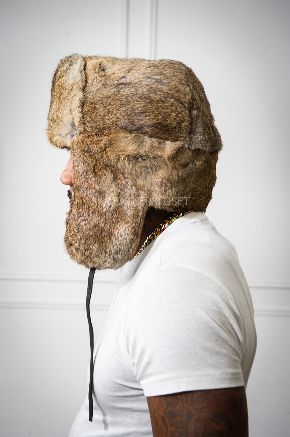 Unisex Rabbit Fur Trooper Hat