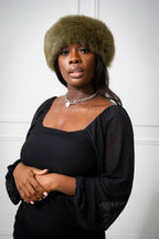 Women's Fox Headband [Olive Green]