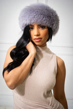 Women's Fox Headband [Light Grey]