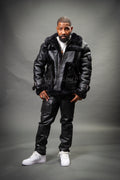 Men's Carter Shearling Jacket [Black]