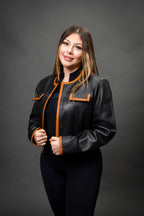 Women's Gianna Jacket [Black/Saddle]
