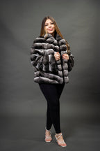 Women's Chinchilla Bomber Jacket